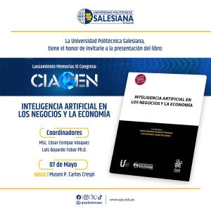 Presentación del libro: inteligencia artificial en los negocios y la economía - Memorias CIAGEN